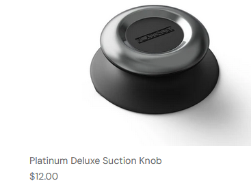  Platinum Deluxe Suction Knob